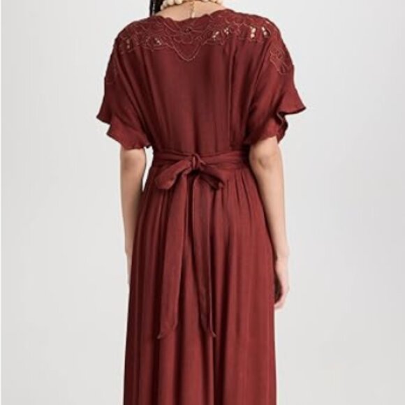 Free People Rust Maxi Dress - Picture 8 of 8